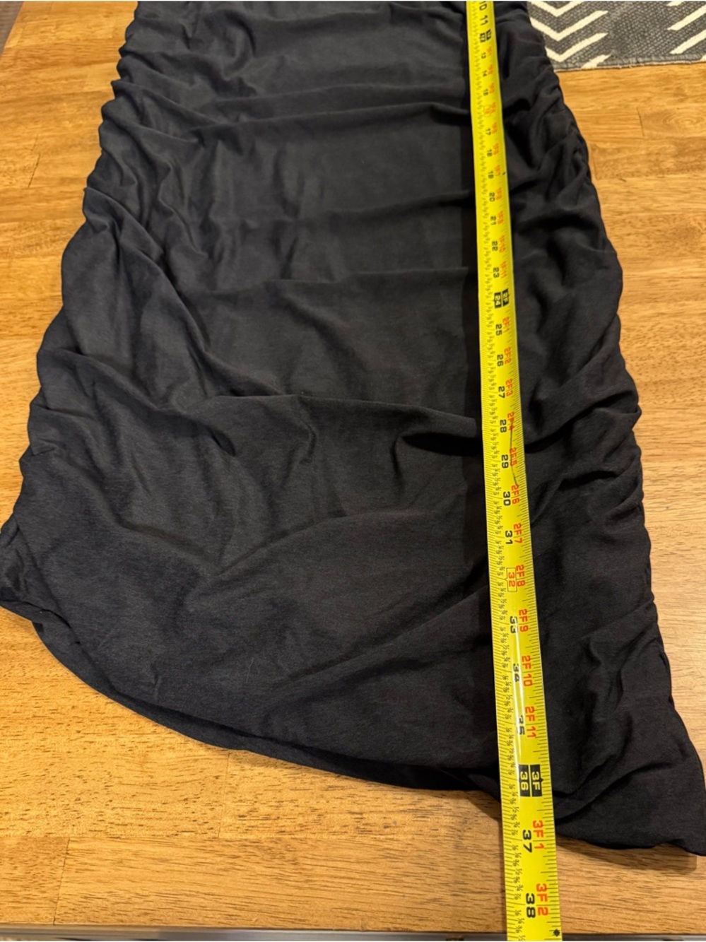 BEYOND YOGA Featherweight Carried Away One Shoulder Ruched Mini Dress 🖤 NWT - Picture 7 of 8